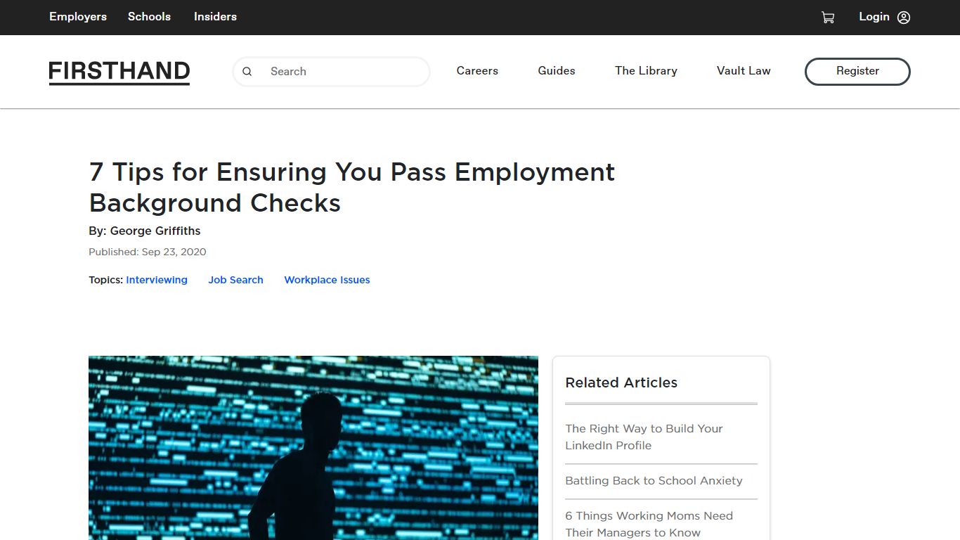 7 Tips for Ensuring You Pass Employment Background Checks - Firsthand